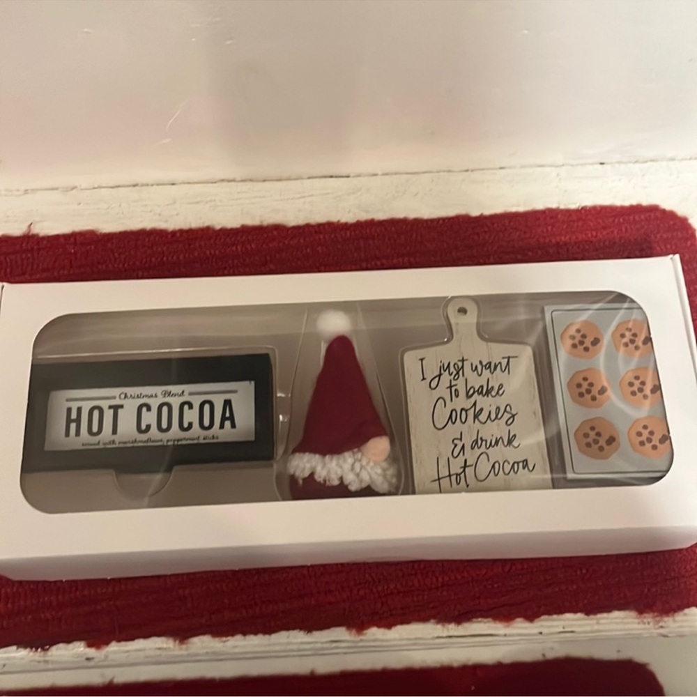 Target tiered tray Christmas decor set